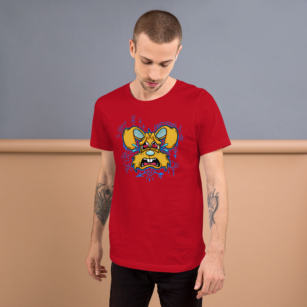 HeartBreak Bunny Short-Sleeve Unisex T-Shirt